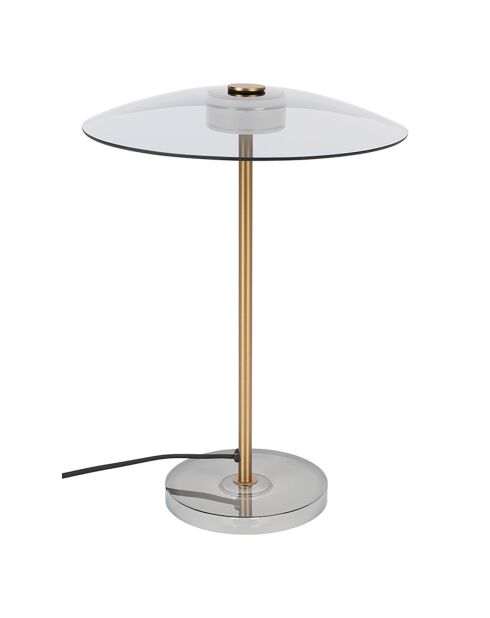 Lámpara de mesa Float dorada - 30x30x42 cm