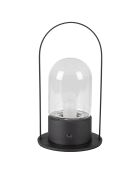 Smarty zwarte tafellamp - 12x12x22,5 cm