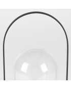 Smarty zwarte tafellamp - 12x12x22,5 cm