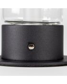 Smarty zwarte tafellamp - 12x12x22,5 cm