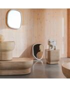Miroir Looks M blanc - 55x73x4 cm