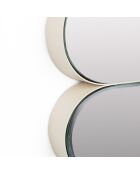 Espejo Glamour beige - 70x45x5 cm