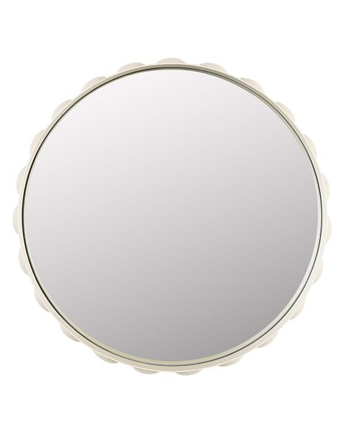 Miroir Bubbles beige - 50x50x6 cm