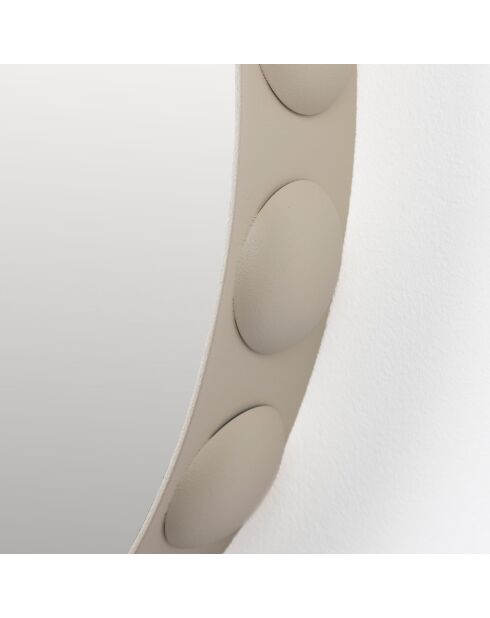 Miroir Bubbles beige - 50x50x6 cm