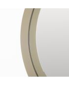 Miroir Bubbles beige - 50x50x6 cm