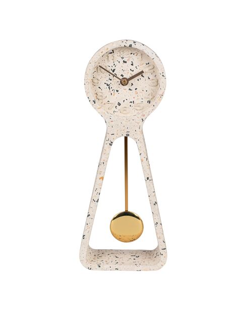 Pendule Clock Time multicolore - 145x6x38 cm