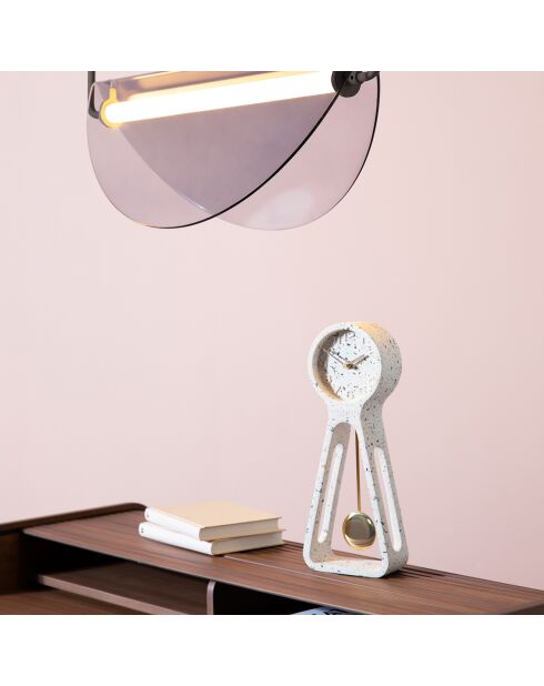 Pendule Clock Time multicolore - 145x6x38 cm