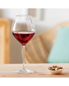 6 Verres à pied Cheer Up transparents - 55 cl