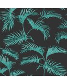 Papier peint Jungle Palmes Vert Emeraude - 53 x 1005 cm