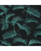 Papier peint Jungle Palmes Vert Emeraude - 53 x 1005 cm