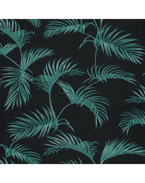 Papier peint Jungle Palmes Vert Emeraude - 53 x 1005 cm