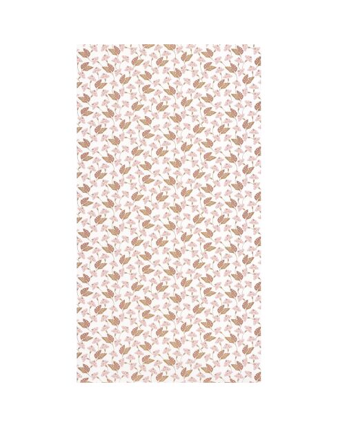 Papier peint Mystery Poem Cuivre/Doré - 53 x 1005 cm