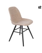 2 Chaises Albert Kuip Soft beiges - 55x49x81.5 cm