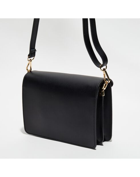 Chanon Schultertasche aus schwarzem Leder - 22,5x15x6,5 cm