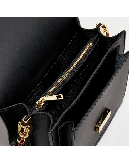 Chanon Schultertasche aus schwarzem Leder - 22,5x15x6,5 cm