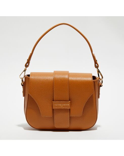 Schultertasche Thuret aus Kamelleder - 21,5x16,5x7 cm