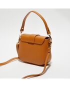 Bolso de hombro Thuret de piel camel - 21,5x16,5x7 cm