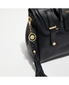 Ondine Lederhandtasche mit schwarzem Kaya-Beutel - 35x22x14 cm