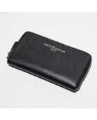 Ondine Lederhandtasche mit schwarzem Kaya-Beutel - 35x22x14 cm