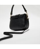 Thuret Handtasche aus schwarzem Leder - 21,5x16,5x7 cm