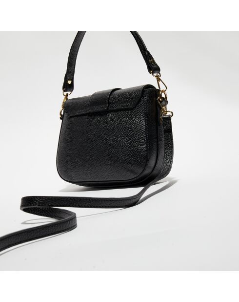 Thuret Handtasche aus schwarzem Leder - 21,5x16,5x7 cm