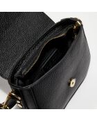Thuret Handtasche aus schwarzem Leder - 21,5x16,5x7 cm