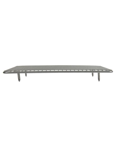 Grille de refroidissement argentée - 26x23x3 cm