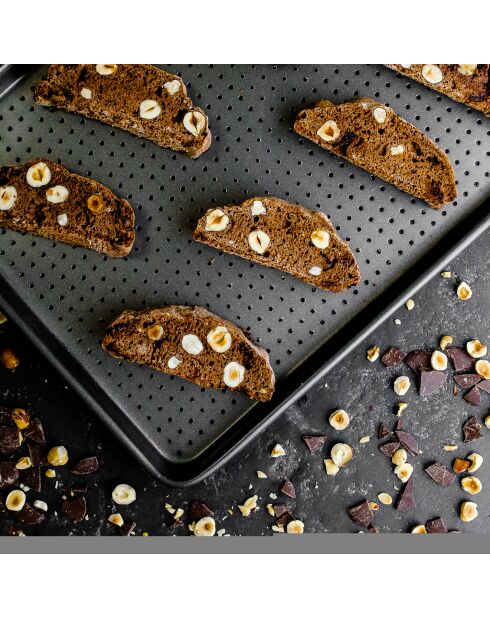 Plaque de cuisson noir - 27x39x2 cm