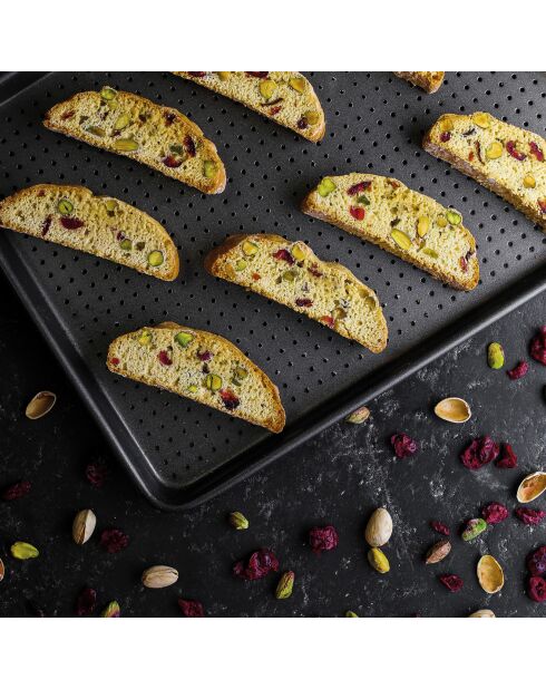 Plaque de cuisson noir - 27x39x2 cm