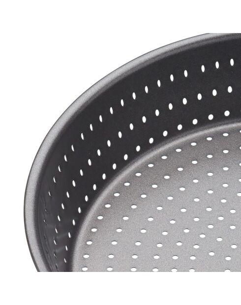 Plat À Tarte Profond noir - D.23 cm