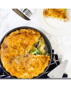 Plat À Tarte Profond noir - D.23 cm