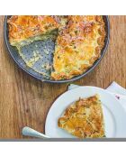 Plat À Tarte Profond noir - D.23 cm