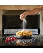 Plat À Tarte Profond noir - D.23 cm