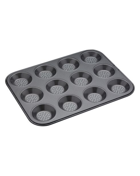Plat À Tarte Perforé noir - 31.5x24x1.3 cm