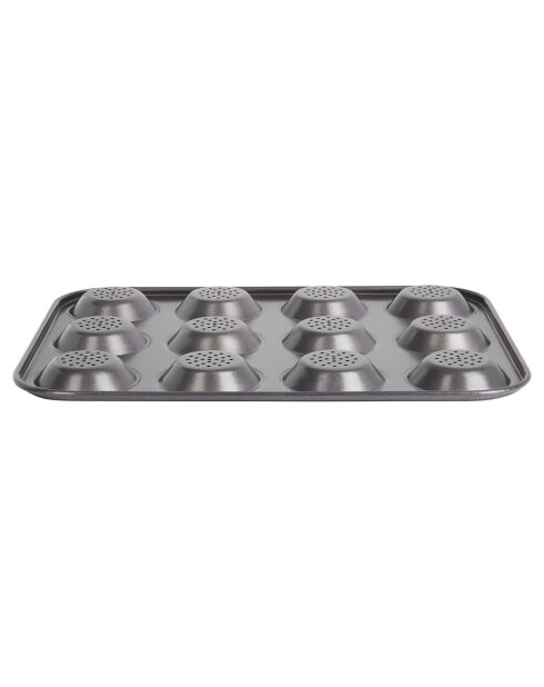 Plat À Tarte Perforé noir - 31.5x24x1.3 cm
