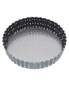 Moule à quiche perforé noir - D.18 cm