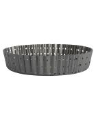 Moule à quiche perforé noir - D.18 cm