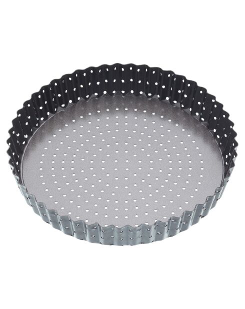 Moule à quiche perforé noir - D.23 cm