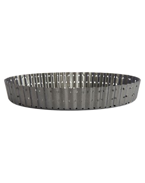 Moule à quiche perforé noir - D.23 cm