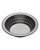 Plat à tarte perforé gris - 10x10x3 cm