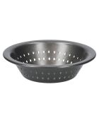 Plat à tarte perforé gris - 10x10x3 cm