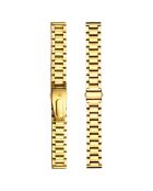 Montre Charlotte en Acier & Diamant dorée