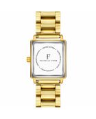 Montre Charlotte en Acier & Diamant dorée