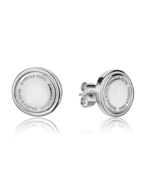 Montre Morgane en Acier & Diamant + Boucles d'oreilles argentées