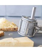 Râpe à Fromage Rotative argentée