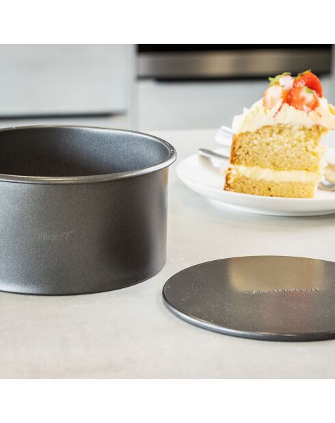 Moule À Gâteaux à fond amovible gris - D.20 cm