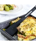 Plat de cuisson gris - 24x24x5 cm