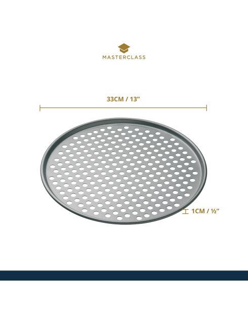 Plaque À Pizza grise - 32x32x1 cm