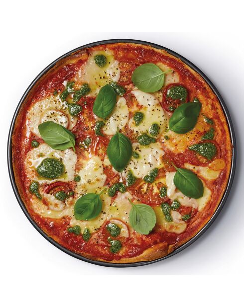 Plaque À Pizza grise - 32x32x1 cm