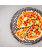 Plaque À Pizza grise - 32x32x1 cm